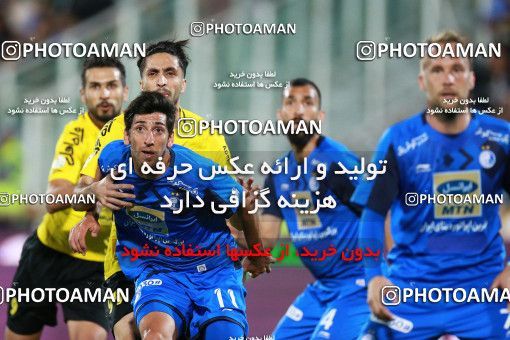 1287106, Tehran, , لیگ برتر فوتبال ایران، Persian Gulf Cup، Week 10، First Leg، Esteghlal 0 v 1 Sepahan on 2018/10/26 at Azadi Stadium