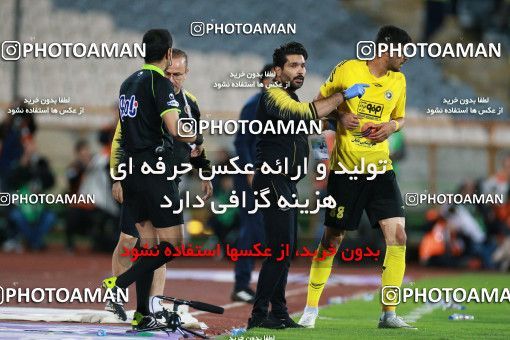 1287197, Tehran, , لیگ برتر فوتبال ایران، Persian Gulf Cup، Week 10، First Leg، Esteghlal 0 v 1 Sepahan on 2018/10/26 at Azadi Stadium
