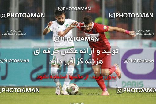 1287729, Tehran, , لیگ برتر فوتبال ایران، Persian Gulf Cup، Week 10، First Leg، Nassaji Qaemshahr 0 v 0 Gostaresh Foulad Tabriz on 2018/10/25 at Vatani Football Stadium