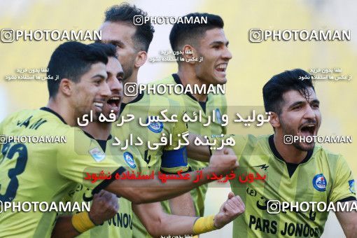 1289948, Ahvaz, , لیگ برتر فوتبال ایران، Persian Gulf Cup، Week 9، First Leg، Esteghlal Khouzestan 0 v 2 Pars Jonoubi Jam on 2018/10/19 at Ahvaz Ghadir Stadium