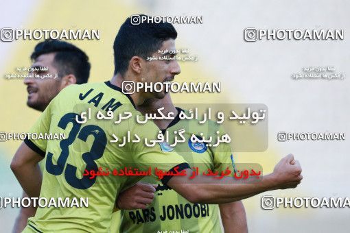 1289853, Ahvaz, , لیگ برتر فوتبال ایران، Persian Gulf Cup، Week 9، First Leg، Esteghlal Khouzestan 0 v 2 Pars Jonoubi Jam on 2018/10/19 at Ahvaz Ghadir Stadium