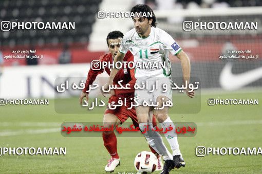 1290922, Doha, , مسابقات فوتبال جام ملت های آسیا 2011 قطر, Group stage, Iraq 1 v 2 Iran on 2011/01/11 at Al RayyanStadium