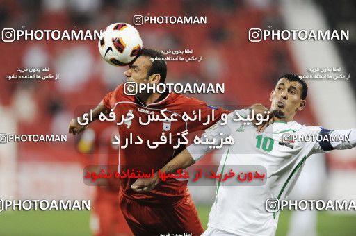 1290964, Doha, , مسابقات فوتبال جام ملت های آسیا 2011 قطر, Group stage, Iraq 1 v 2 Iran on 2011/01/11 at Al RayyanStadium