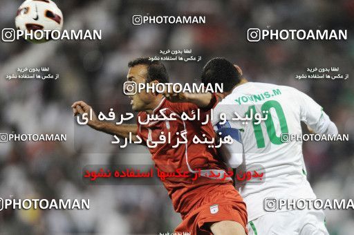 1290963, Doha, , مسابقات فوتبال جام ملت های آسیا 2011 قطر, Group stage, Iraq 1 v 2 Iran on 2011/01/11 at Al RayyanStadium
