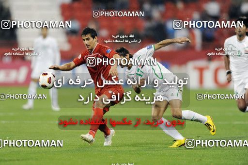 1290966, Doha, , مسابقات فوتبال جام ملت های آسیا 2011 قطر, Group stage, Iraq 1 v 2 Iran on 2011/01/11 at Al RayyanStadium
