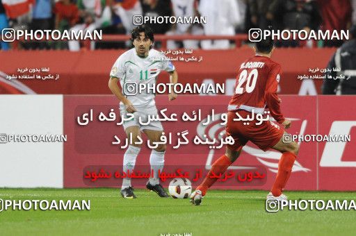1290972, Doha, , مسابقات فوتبال جام ملت های آسیا 2011 قطر, Group stage, Iraq 1 v 2 Iran on 2011/01/11 at Al RayyanStadium