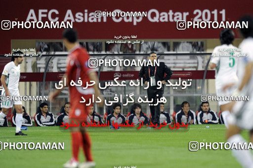 1290559, Doha, , مسابقات فوتبال جام ملت های آسیا 2011 قطر, Group stage, Iraq 1 v 2 Iran on 2011/01/11 at Al RayyanStadium
