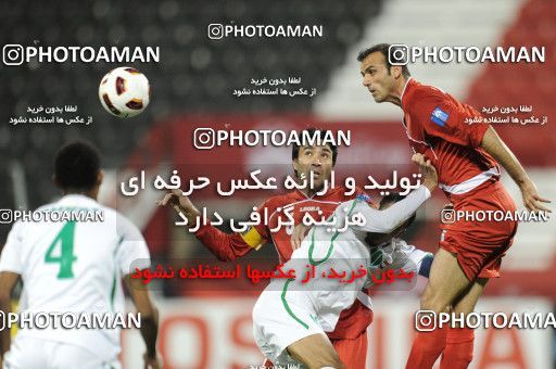 1290617, Doha, , مسابقات فوتبال جام ملت های آسیا 2011 قطر, Group stage, Iraq 1 v 2 Iran on 2011/01/11 at Al RayyanStadium