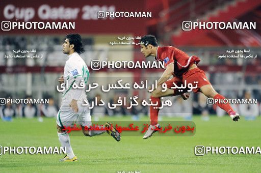 1290609, Doha, , مسابقات فوتبال جام ملت های آسیا 2011 قطر, Group stage, Iraq 1 v 2 Iran on 2011/01/11 at Al RayyanStadium