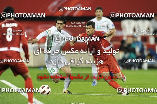 1290602, Doha, , مسابقات فوتبال جام ملت های آسیا 2011 قطر, Group stage, Iraq 1 v 2 Iran on 2011/01/11 at Al RayyanStadium