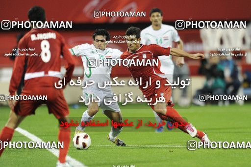1290564, Doha, , مسابقات فوتبال جام ملت های آسیا 2011 قطر, Group stage, Iraq 1 v 2 Iran on 2011/01/11 at Al RayyanStadium