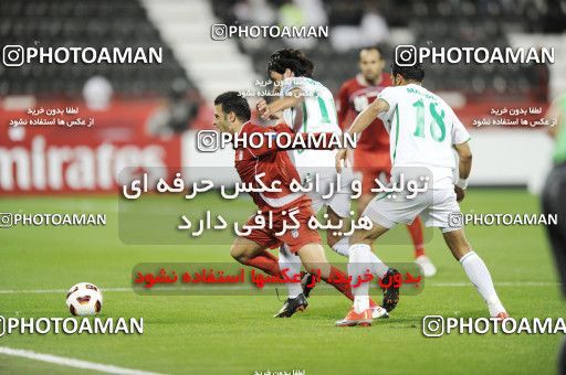 1290562, Doha, , مسابقات فوتبال جام ملت های آسیا 2011 قطر, Group stage, Iraq 1 v 2 Iran on 2011/01/11 at Al RayyanStadium
