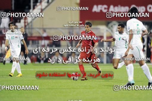 1290553, Doha, , مسابقات فوتبال جام ملت های آسیا 2011 قطر, Group stage, Iraq 1 v 2 Iran on 2011/01/11 at Al RayyanStadium