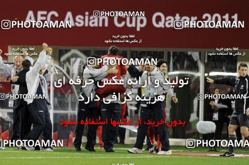 1290684, Doha, , مسابقات فوتبال جام ملت های آسیا 2011 قطر, Group stage, Iraq 1 v 2 Iran on 2011/01/11 at Al RayyanStadium
