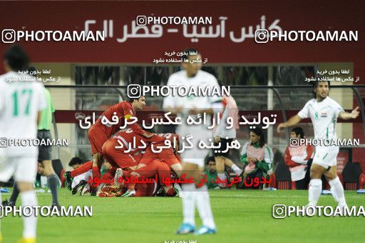 1290574, Doha, , مسابقات فوتبال جام ملت های آسیا 2011 قطر, Group stage, Iraq 1 v 2 Iran on 2011/01/11 at Al RayyanStadium