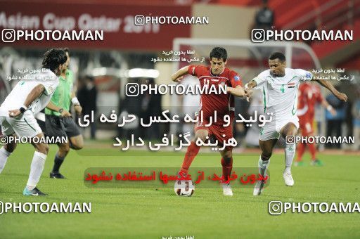 1290578, Doha, , مسابقات فوتبال جام ملت های آسیا 2011 قطر, Group stage, Iraq 1 v 2 Iran on 2011/01/11 at Al RayyanStadium