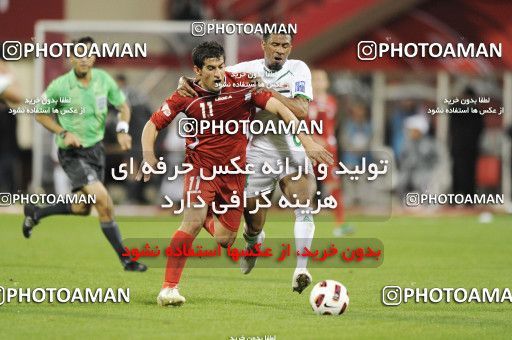 1290704, Doha, , مسابقات فوتبال جام ملت های آسیا 2011 قطر, Group stage, Iraq 1 v 2 Iran on 2011/01/11 at Al RayyanStadium
