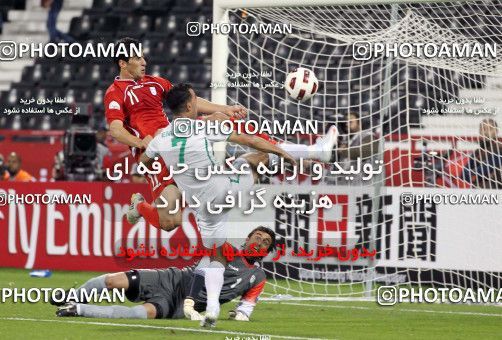 1291065, Doha, , مسابقات فوتبال جام ملت های آسیا 2011 قطر, Group stage, Iraq 1 v 2 Iran on 2011/01/11 at Al RayyanStadium