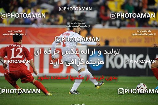 1292015, Doha, , مسابقات فوتبال جام ملت های آسیا 2011 قطر, Group stage, North Korea 0 v 1 Iran on 2011/01/15 at Sports City Stadium