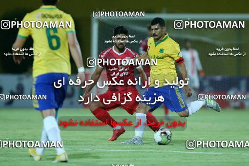1294538, Abadan, , لیگ برتر فوتبال ایران، Persian Gulf Cup، Week 9، First Leg، Sanat Naft Abadan 2 v 1 Tractor Sazi on 2018/10/20 at Takhti Stadium Abadan