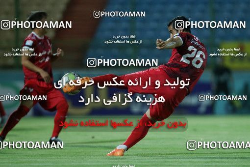 1294512, Abadan, , لیگ برتر فوتبال ایران، Persian Gulf Cup، Week 9، First Leg، Sanat Naft Abadan 2 v 1 Tractor Sazi on 2018/10/20 at Takhti Stadium Abadan