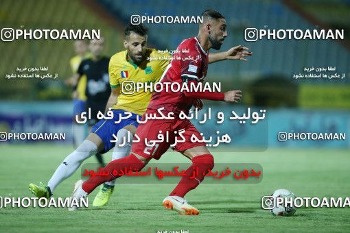 1294565, Abadan, , لیگ برتر فوتبال ایران، Persian Gulf Cup، Week 9، First Leg، Sanat Naft Abadan 2 v 1 Tractor Sazi on 2018/10/20 at Takhti Stadium Abadan
