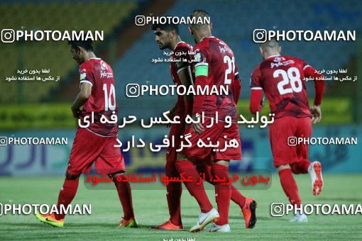 1294567, Abadan, , لیگ برتر فوتبال ایران، Persian Gulf Cup، Week 9، First Leg، Sanat Naft Abadan 2 v 1 Tractor Sazi on 2018/10/20 at Takhti Stadium Abadan