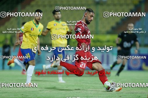 1294540, Abadan, , لیگ برتر فوتبال ایران، Persian Gulf Cup، Week 9، First Leg، Sanat Naft Abadan 2 v 1 Tractor Sazi on 2018/10/20 at Takhti Stadium Abadan