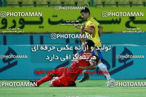 1294618, Abadan, , لیگ برتر فوتبال ایران، Persian Gulf Cup، Week 9، First Leg، Sanat Naft Abadan 2 v 1 Tractor Sazi on 2018/10/20 at Takhti Stadium Abadan