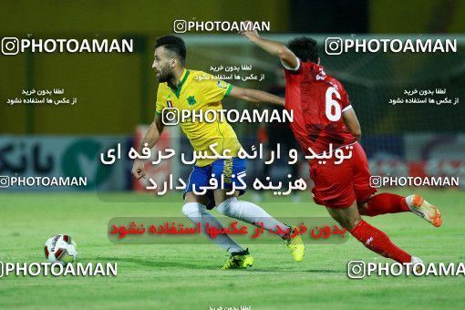 1294650, Abadan, , لیگ برتر فوتبال ایران، Persian Gulf Cup، Week 9، First Leg، Sanat Naft Abadan 2 v 1 Tractor Sazi on 2018/10/20 at Takhti Stadium Abadan