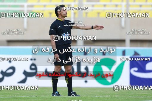 1304790, Ahvaz, , لیگ برتر فوتبال ایران، Persian Gulf Cup، Week 11، First Leg، Esteghlal Khouzestan 1 v 2 Naft M Soleyman on 2018/11/02 at Ahvaz Ghadir Stadium