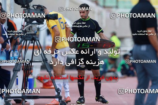 1304597, Ahvaz, , لیگ برتر فوتبال ایران، Persian Gulf Cup، Week 11، First Leg، Esteghlal Khouzestan 1 v 2 Naft M Soleyman on 2018/11/02 at Ahvaz Ghadir Stadium