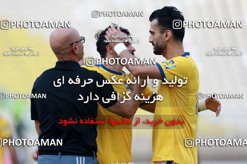 1304688, Ahvaz, , لیگ برتر فوتبال ایران، Persian Gulf Cup، Week 11، First Leg، Esteghlal Khouzestan 1 v 2 Naft M Soleyman on 2018/11/02 at Ahvaz Ghadir Stadium