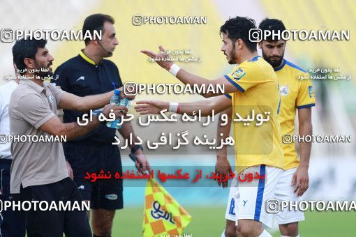 1304633, Ahvaz, , لیگ برتر فوتبال ایران، Persian Gulf Cup، Week 11، First Leg، Esteghlal Khouzestan 1 v 2 Naft M Soleyman on 2018/11/02 at Ahvaz Ghadir Stadium