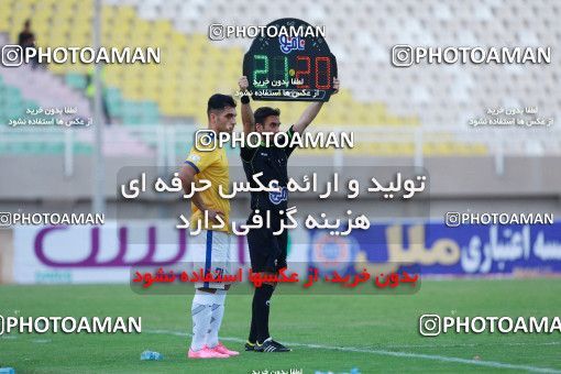 1304712, Ahvaz, , لیگ برتر فوتبال ایران، Persian Gulf Cup، Week 11، First Leg، Esteghlal Khouzestan 1 v 2 Naft M Soleyman on 2018/11/02 at Ahvaz Ghadir Stadium