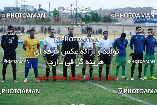 1308912, Masjed Soleyman, , لیگ برتر فوتبال ایران، Persian Gulf Cup، Week 12، First Leg، Naft M Soleyman 1 v 1 Sanat Naft Abadan on 2018/11/11 at Behnam Mohammadi Stadium