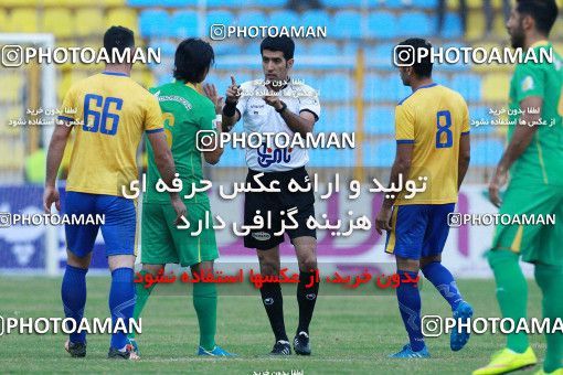 1308817, Masjed Soleyman, , لیگ برتر فوتبال ایران، Persian Gulf Cup، Week 12، First Leg، Naft M Soleyman 1 v 1 Sanat Naft Abadan on 2018/11/11 at Behnam Mohammadi Stadium