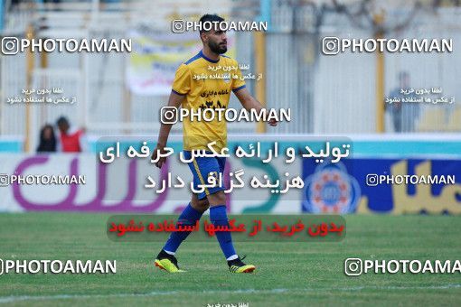 1308918, Masjed Soleyman, , لیگ برتر فوتبال ایران، Persian Gulf Cup، Week 12، First Leg، Naft M Soleyman 1 v 1 Sanat Naft Abadan on 2018/11/11 at Behnam Mohammadi Stadium
