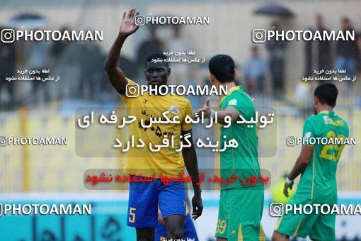 1308952, Masjed Soleyman, , لیگ برتر فوتبال ایران، Persian Gulf Cup، Week 12، First Leg، Naft M Soleyman 1 v 1 Sanat Naft Abadan on 2018/11/11 at Behnam Mohammadi Stadium