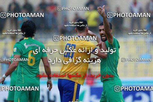 1308784, Masjed Soleyman, , لیگ برتر فوتبال ایران، Persian Gulf Cup، Week 12، First Leg، Naft M Soleyman 1 v 1 Sanat Naft Abadan on 2018/11/11 at Behnam Mohammadi Stadium