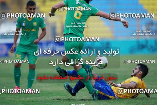 1308881, Masjed Soleyman, , لیگ برتر فوتبال ایران، Persian Gulf Cup، Week 12، First Leg، Naft M Soleyman 1 v 1 Sanat Naft Abadan on 2018/11/11 at Behnam Mohammadi Stadium