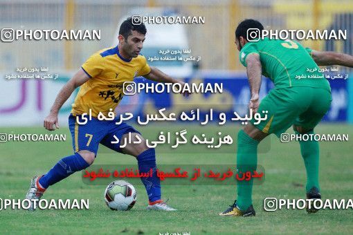 1308836, Masjed Soleyman, , لیگ برتر فوتبال ایران، Persian Gulf Cup، Week 12، First Leg، Naft M Soleyman 1 v 1 Sanat Naft Abadan on 2018/11/11 at Behnam Mohammadi Stadium