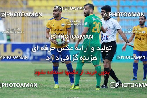 1308856, Masjed Soleyman, , لیگ برتر فوتبال ایران، Persian Gulf Cup، Week 12، First Leg، Naft M Soleyman 1 v 1 Sanat Naft Abadan on 2018/11/11 at Behnam Mohammadi Stadium