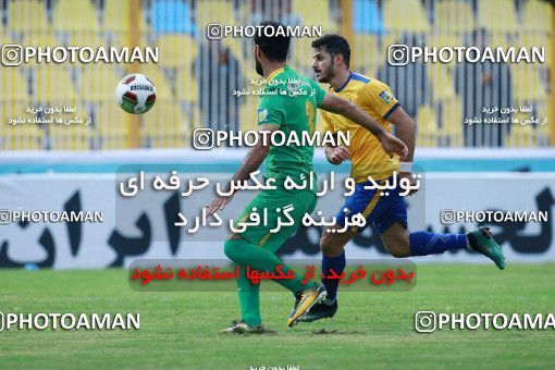 1308842, Masjed Soleyman, , لیگ برتر فوتبال ایران، Persian Gulf Cup، Week 12، First Leg، Naft M Soleyman 1 v 1 Sanat Naft Abadan on 2018/11/11 at Behnam Mohammadi Stadium