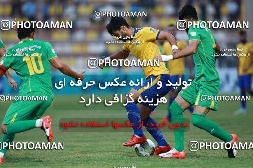 1308942, Masjed Soleyman, , لیگ برتر فوتبال ایران، Persian Gulf Cup، Week 12، First Leg، Naft M Soleyman 1 v 1 Sanat Naft Abadan on 2018/11/11 at Behnam Mohammadi Stadium