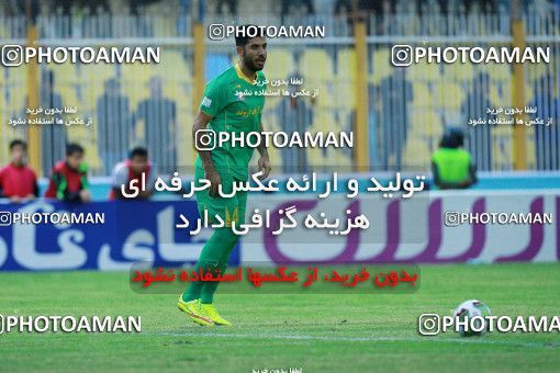 1308794, Masjed Soleyman, , لیگ برتر فوتبال ایران، Persian Gulf Cup، Week 12، First Leg، Naft M Soleyman 1 v 1 Sanat Naft Abadan on 2018/11/11 at Behnam Mohammadi Stadium