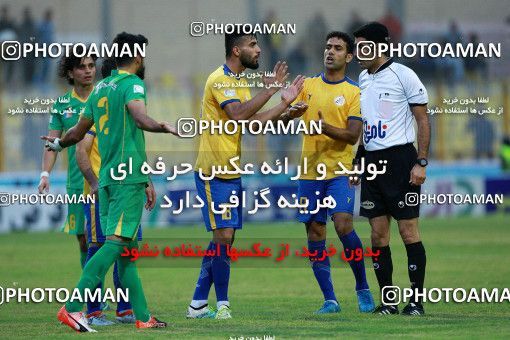 1308779, Masjed Soleyman, , لیگ برتر فوتبال ایران، Persian Gulf Cup، Week 12، First Leg، Naft M Soleyman 1 v 1 Sanat Naft Abadan on 2018/11/11 at Behnam Mohammadi Stadium
