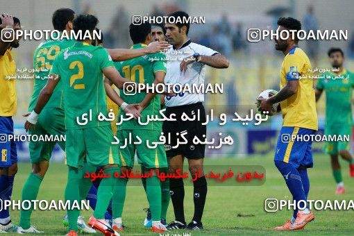 1308957, Masjed Soleyman, , لیگ برتر فوتبال ایران، Persian Gulf Cup، Week 12، First Leg، Naft M Soleyman 1 v 1 Sanat Naft Abadan on 2018/11/11 at Behnam Mohammadi Stadium