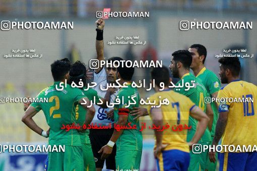 1308921, Masjed Soleyman, , لیگ برتر فوتبال ایران، Persian Gulf Cup، Week 12، First Leg، Naft M Soleyman 1 v 1 Sanat Naft Abadan on 2018/11/11 at Behnam Mohammadi Stadium