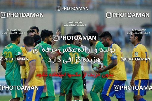 1308778, Masjed Soleyman, , لیگ برتر فوتبال ایران، Persian Gulf Cup، Week 12، First Leg، Naft M Soleyman 1 v 1 Sanat Naft Abadan on 2018/11/11 at Behnam Mohammadi Stadium